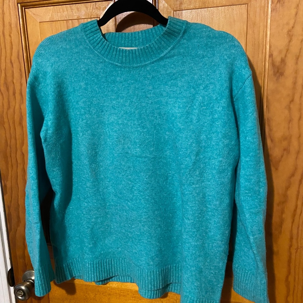 Teal sweater
